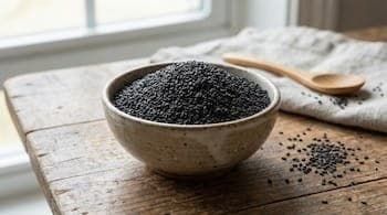 Semillas de sésamo negro
